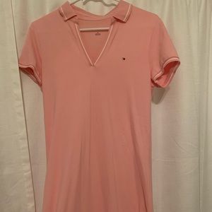 Small Tommy Hilfiger pink polo style dress